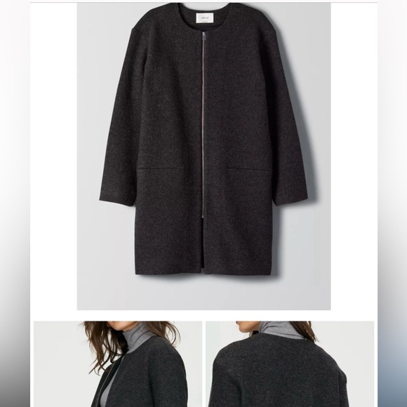 Wilfred Coat—- Branville size small——light grey. - Picture 2 of 3